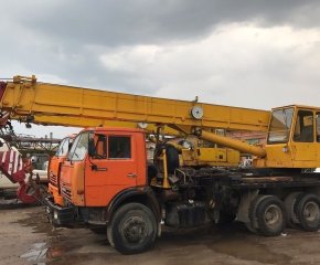 Автокран 25 тонн, 31 метр на базе КаМАЗ